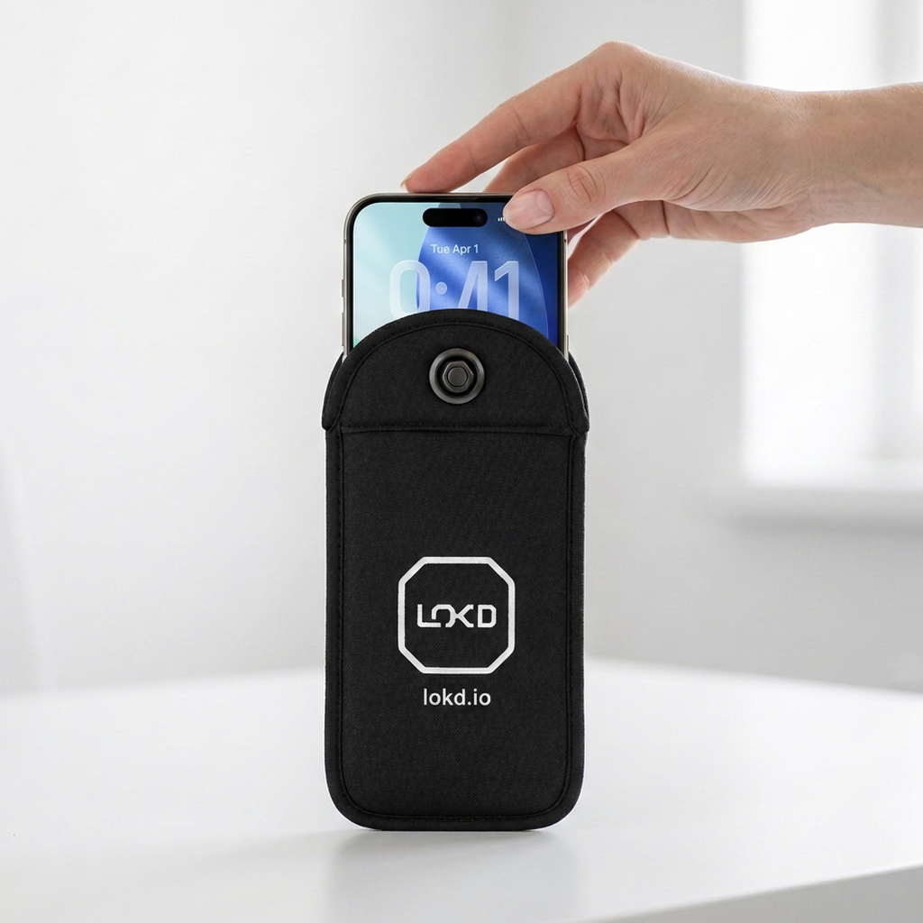 LOKD signal-blocking pouch, closed